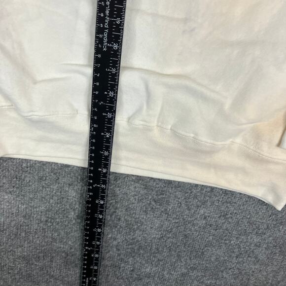 Platinum Sweats Sweater Mens Size L White Pop Pop Hanko Funny Grandpa Graphic - Picture 5 of 8